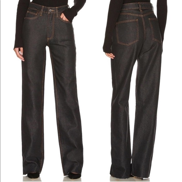 NWT WeWoreWhat High Rise Dad Jean in Dani‎ Blue & Black - Picture 1 of 11